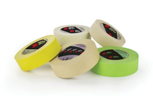 3M 201+ - General Purpose Crepe Paper Masking Tape - 2 x 60 yd. - 24 -  Industrial Tape Online Store