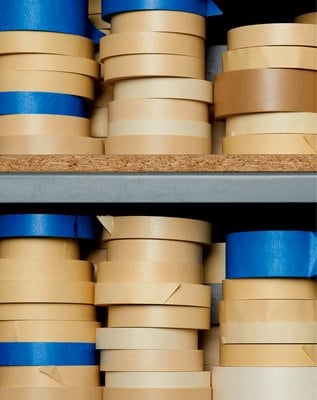 3M Scotch 214 Tan High Temperature Masking Tape, 1 1/4 in Width x 60 yd  Length