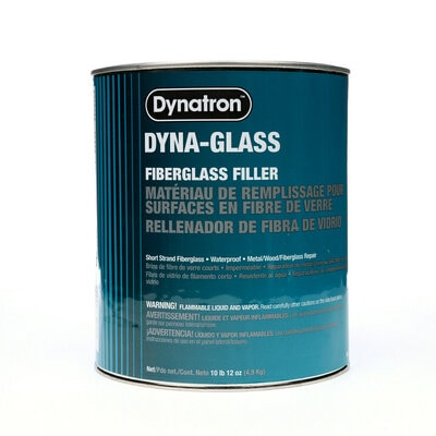 Dynatron™ Dyna-Glass Short Strand body filler is reinforced with short-strand fiberglass to create waterproof repairs that are strong and durable