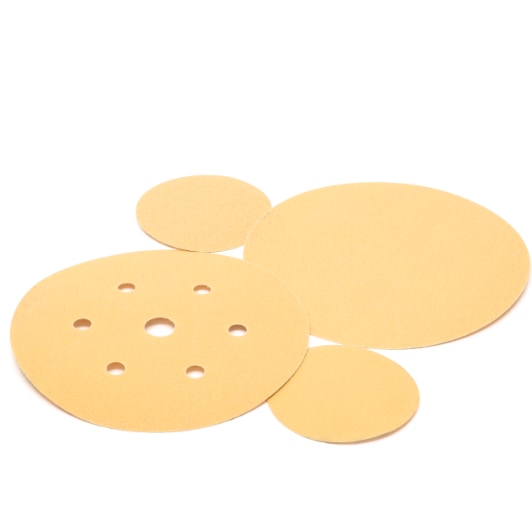 A grade range from P80 to P180 along with durable C-weight paper backing make our 3M™ Hookit™ Gold Disc 236U ideal for auto body sanding projects including rough feather-edging, scratch refinement on bare metal, paint removal around damaged areas and more