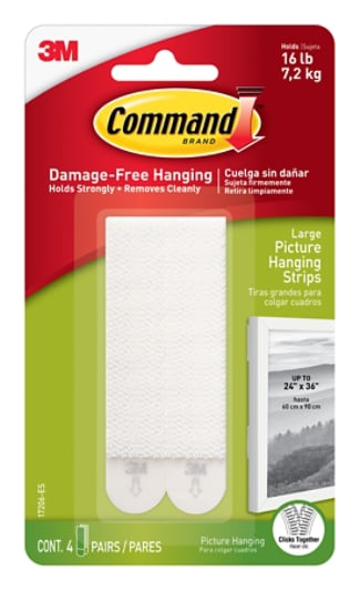 Command™ Large Picture Hanging Strips