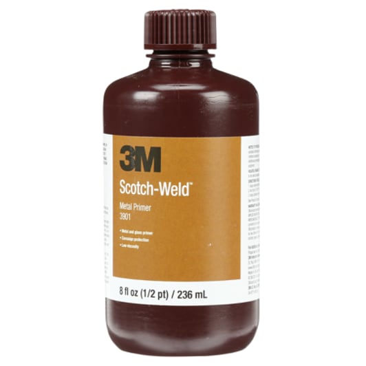 3M Scotch-Weld Metal Primer 3901, Red, 0.5 Pint Can