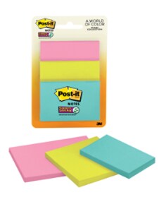 Post-It(R) Super Sticky Notes 3432-SSMIA
