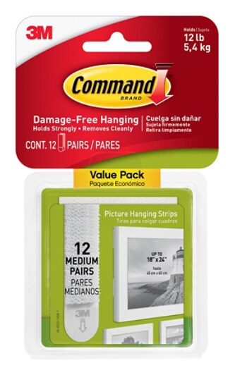 Command™ Medium Picture Hanging Strips Value Pack