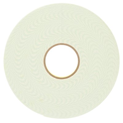 M Double Coated Urethane Foam Tape Off White In X Yd