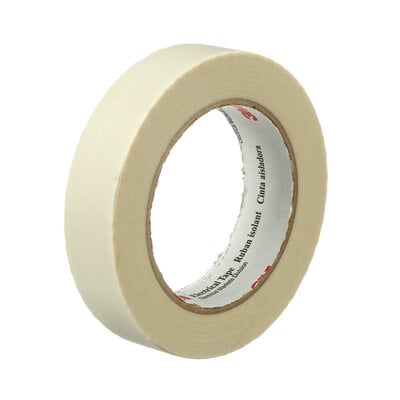 Scotch Glass Cloth Electrical Tape 69 White 1 In X 36 Yd 2 54 Cm X