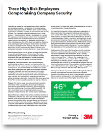 PDF on three reasons for comprising security by employees