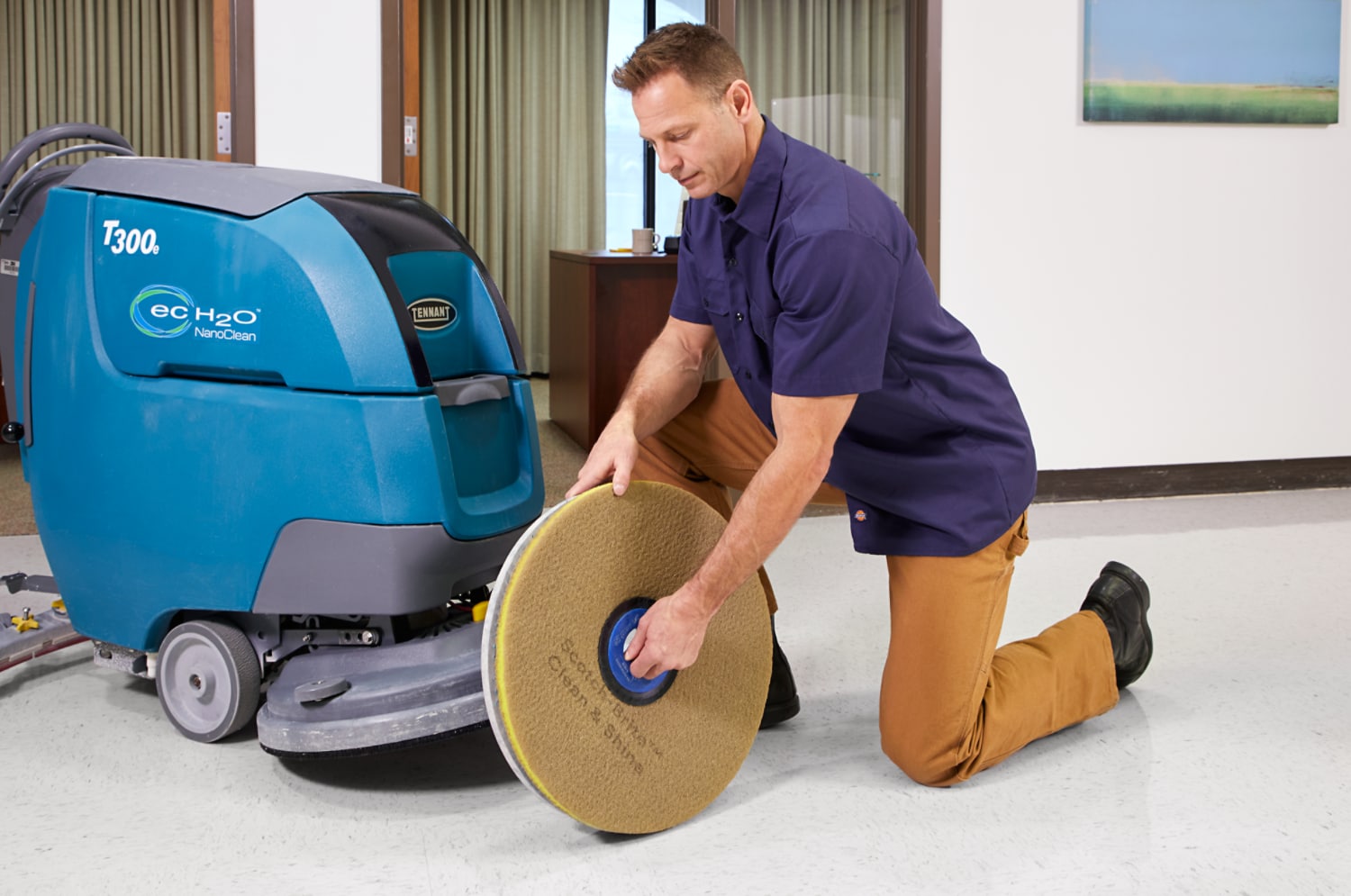 CS20 20" CLEAN & SHINE PAD 5CS