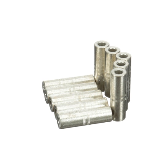 The 3M™ Aluminum Connectors CI Series are for splicing applications on aluminum or copper cable conductors. The CI Series aluminum connectors are specially designed for use with 3M™ QS, QS II and QS III Pre molded Power Cable Splice Bodies. Each connector is electro tin plated to resist electrolytic corrosion, and have a solid center stop. These connectors meet the requirements of ANSI C119.4.
