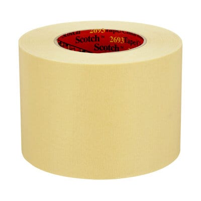 Scotch High Performance Masking Tape 2693 Tan 4 In X 60 Yd 100 Mm