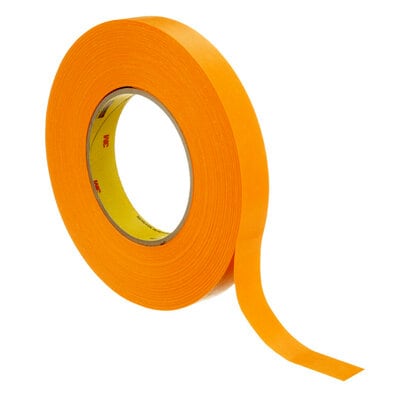 3M Performance Flatback Tape 2525 Orange 0 71 In X 60 Yd 18 Mm X