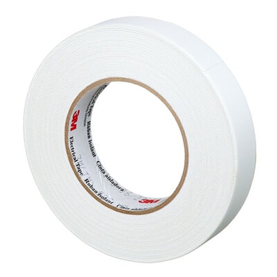 Scotch Glass Cloth Electrical Tape White In X Yd Rubber