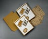 Production Fre-Cut Gold Paper Sheets