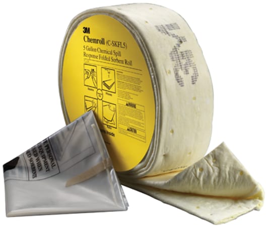 3M™ Chemical Sorbent Folded Spill Kit MMM07175-1
