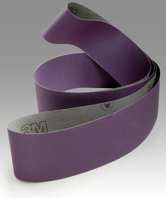 3M™ Cloth Belt 966UZ belts have an F-weight paper backing, and the mineral is adhered to the backing in a design that is optimized for each individual grade.