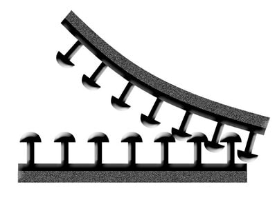 3M™ Dual Lock™ Reclosable Fastener DL400/5745, Stem Density 400, Roll Goods  with Pressure Sensitive Adhesive, Die-Cut Parts