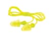 Tri-flange Earplugs with vinyl cord