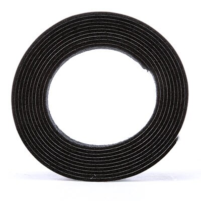 3M™ Fastener TB3526N/TB3527N Hook/Loop Black, 1 in x 10 ft