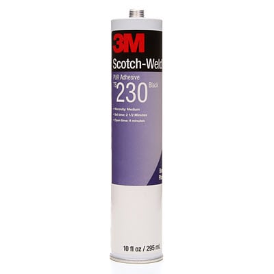 3M™ Scotch-Weld™ PUR Easy Adhesive TS230 Black, 1/10 gal