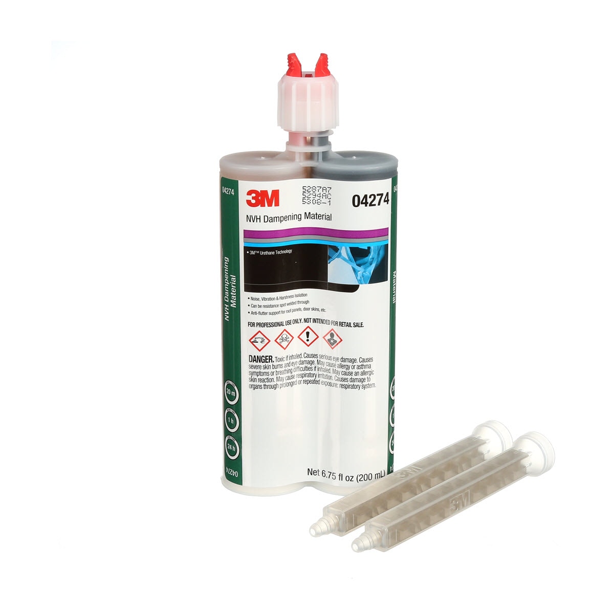 3M(TM) NVH Dampening Material, 04274, 200 mL, 6 per case