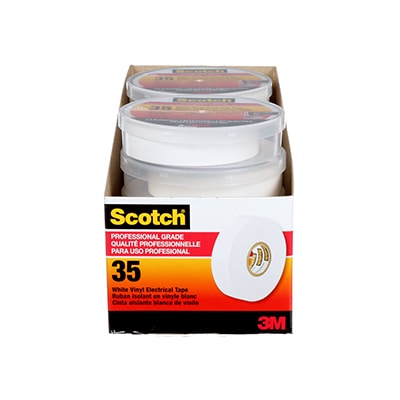 Scotch® 35 Vinyl Electrical Tape 10828-DL-2W, Professional Grade