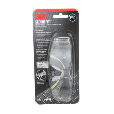 3M™SecureFit™ 400 Series Safety Eyewear SF400C-WV-6-PS, Black