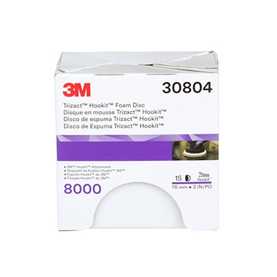 Disco Abrasivo 3M™ Trizact™ HooKit™ 30804, 8000, 3 pulgadas, 15