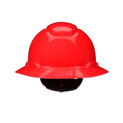 3M™ SecureFit™ Full Brim Hard Hat H-805SFR-UV, Red 4-Point