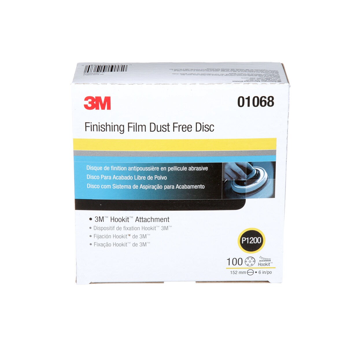 thumbnail image 2 of Elite Finish Hookit Clear Coat Sanding Discs – 6 Inch, P2000 Grit, Pack Of 25 – Made In Germany 2 of 2