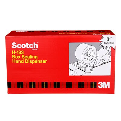 3M Scotch Packaging Tape Hand Dispenser – DP300-RD Packing Sealing Roll Cutter