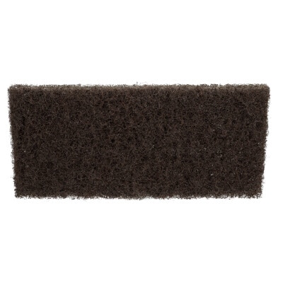3M™ Doodlebug™ Brown Scrub 'n Strip Pad, 8541, 118 mm x 254 mm