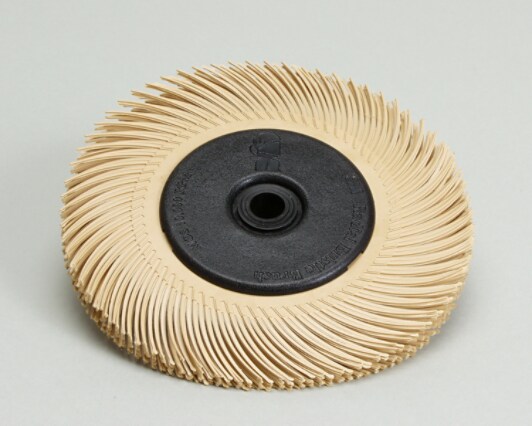 3M(TM) Radial Bristle Brush T-C 6 Inch Peach