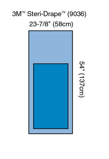 3M Steri-Drape Mayo Stand Cover Illus 9036