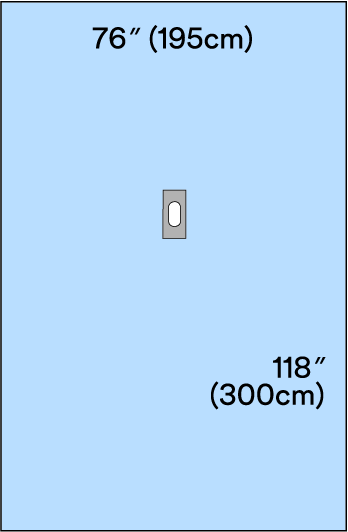 3M Steri-Drape Hand and Foot Drape Illus 9054