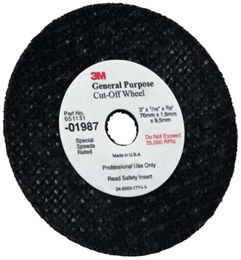 3M(TM) General Purpose Cut-Off Wheels 01987