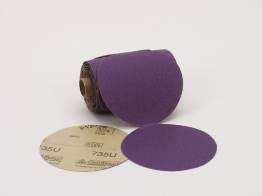 3M� Stikit� Disc_ Disc Roll 735U, C wt. Paper