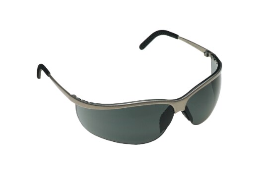 Metaliks Sport Brushed Nickel Frame, Gray Anti-Fog Lens