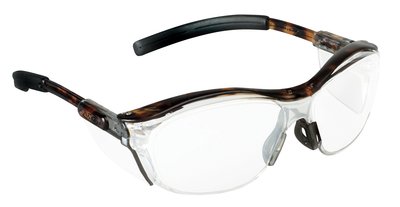 NUVO Translucent Tortoise Shell Brow and Temples w Clear Lens