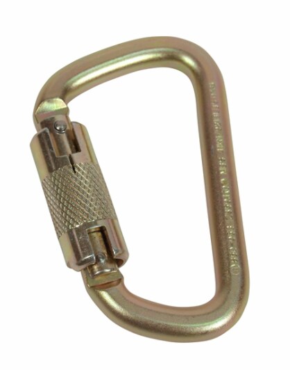 Steel Autolock Carabiner, 1 in Opening, 0210-07