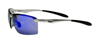 OCC101 Silver Aluminum Frame, Blue Mirror Lens 11440-00000-10