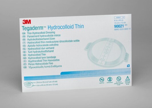 Tegaderm Hydrocolloid Thin Dressing, 90021