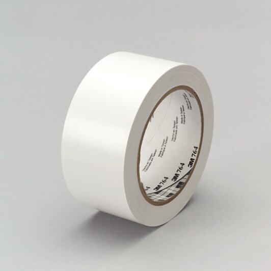 3M(TM) 764 White GP Vinyl Tape