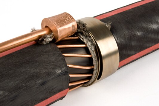 3M(TM) Grounding Kit 2254 installed