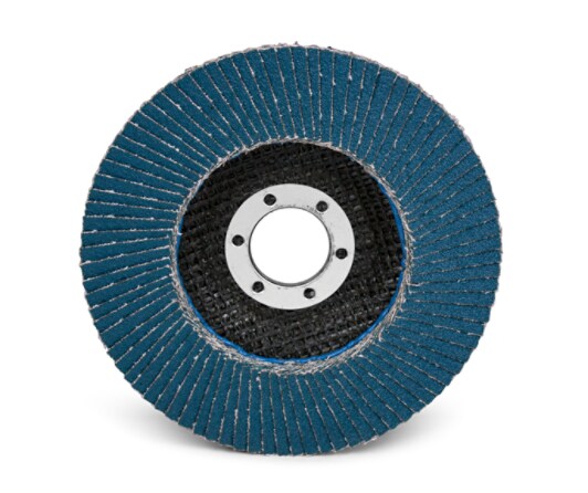 3M(TM) AZ Flap Disc 566A, Y wt. poly-cotton backing