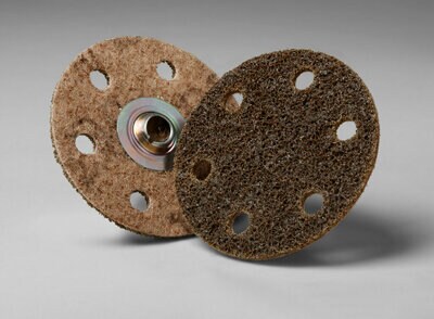 3M(TM) Roloc(TM) SC Discs, TS/TSM, ACRS, Brown, 3", 6-Holes, AO