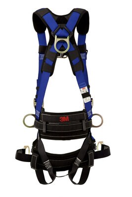 Tower Climbing Harness with Leg Straps showing