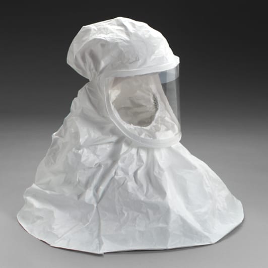 Hood BE-10-3, White, Regular, Tychem QC