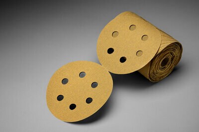3M(TM) Stikit(TM) Paper D/F Disc Roll 236U, 6 in x NH 6 Holes