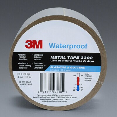 3M(TM) Waterproof Metal Tape 3382 Roll Image