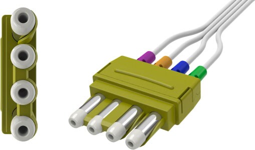 Yokemate LeadWire System, 4-Lead Disposable VLeads SRC YMDLW4SVM